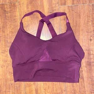 Maroon Lorna Jane Sports Bra